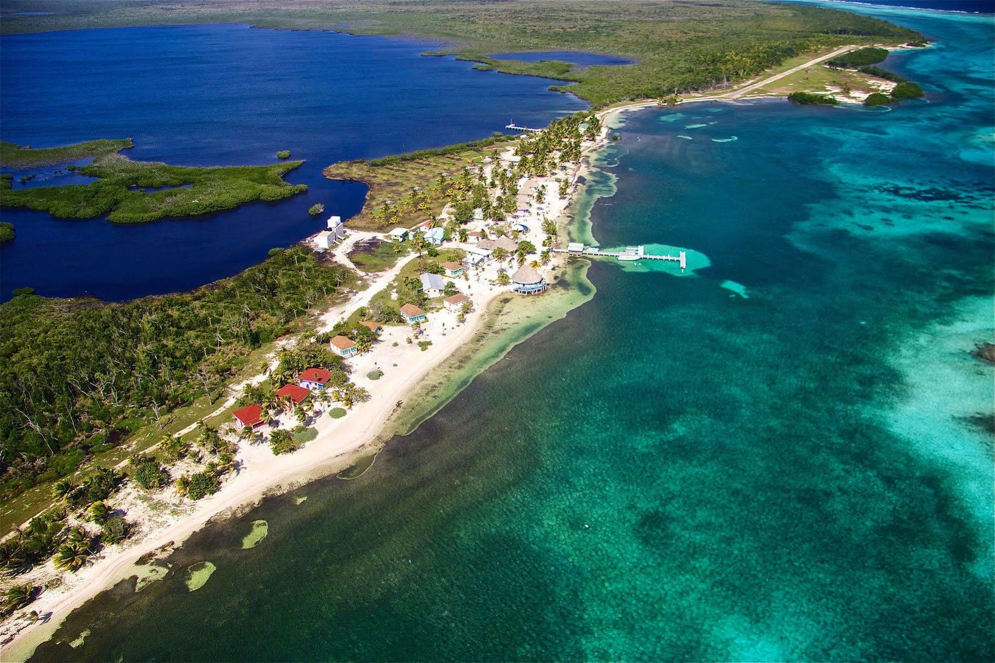Blackbird Caye Resort Turneffe Atoll エクステリア 写真